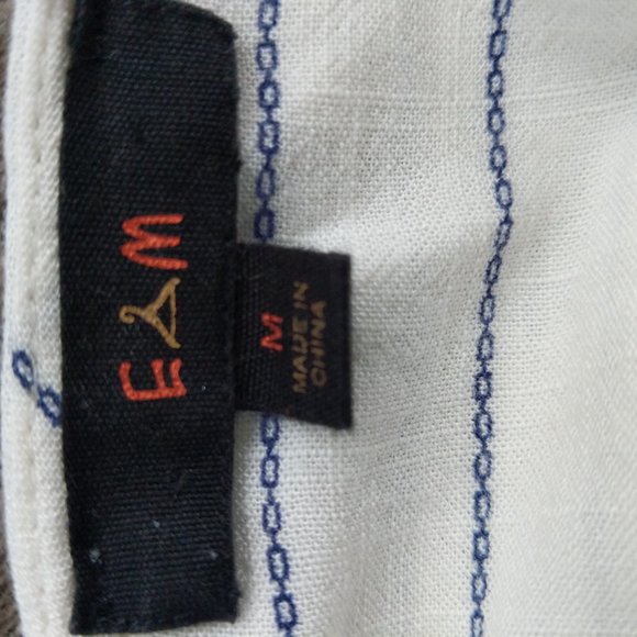 Women's EM Nautical Blouse Size M - Picture 4 of 4